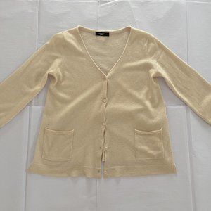 Sportmax Max Mara Dimitri Cardigan 100% Cashmere Lightweight Sweater Cardi, M